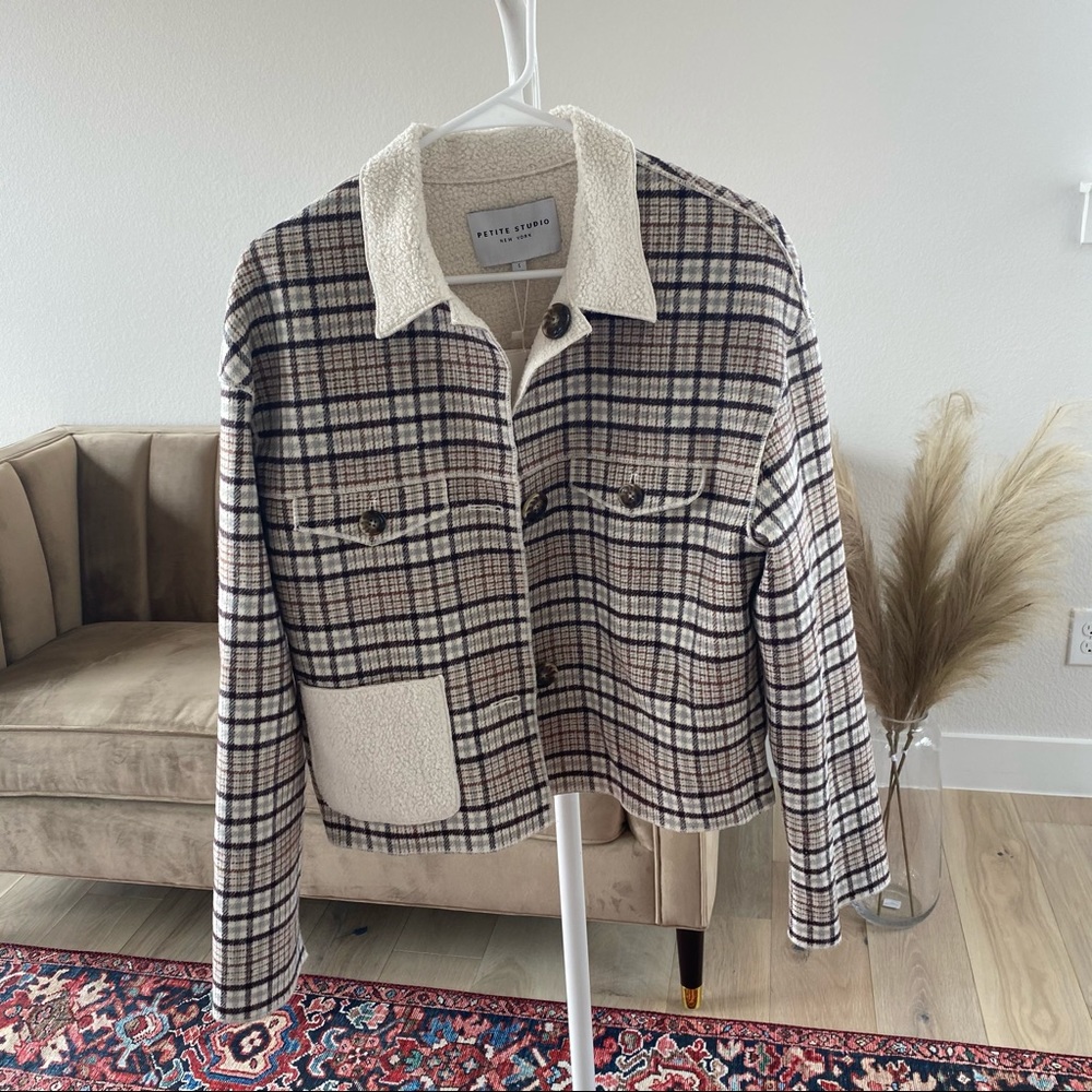COPY - Petite Studio Plaid Jacket size S